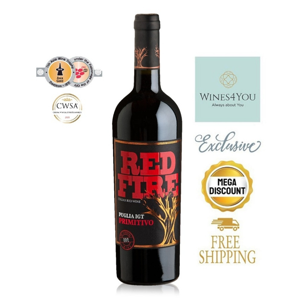 Red Fire Primitivo Puglia IGP Italy Red Wine